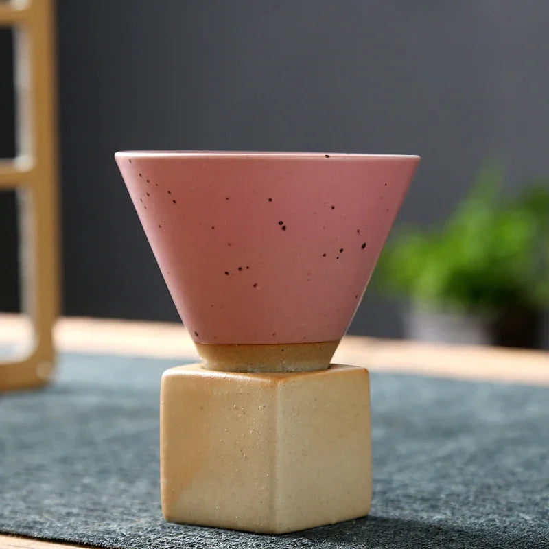 1Pcs Creative Retro Ceramic Coffee Cup