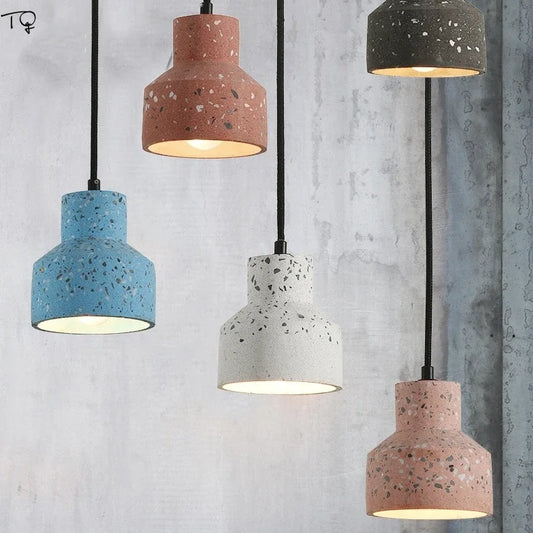 Nordic Industrial Concrete Cement Pendant Lights