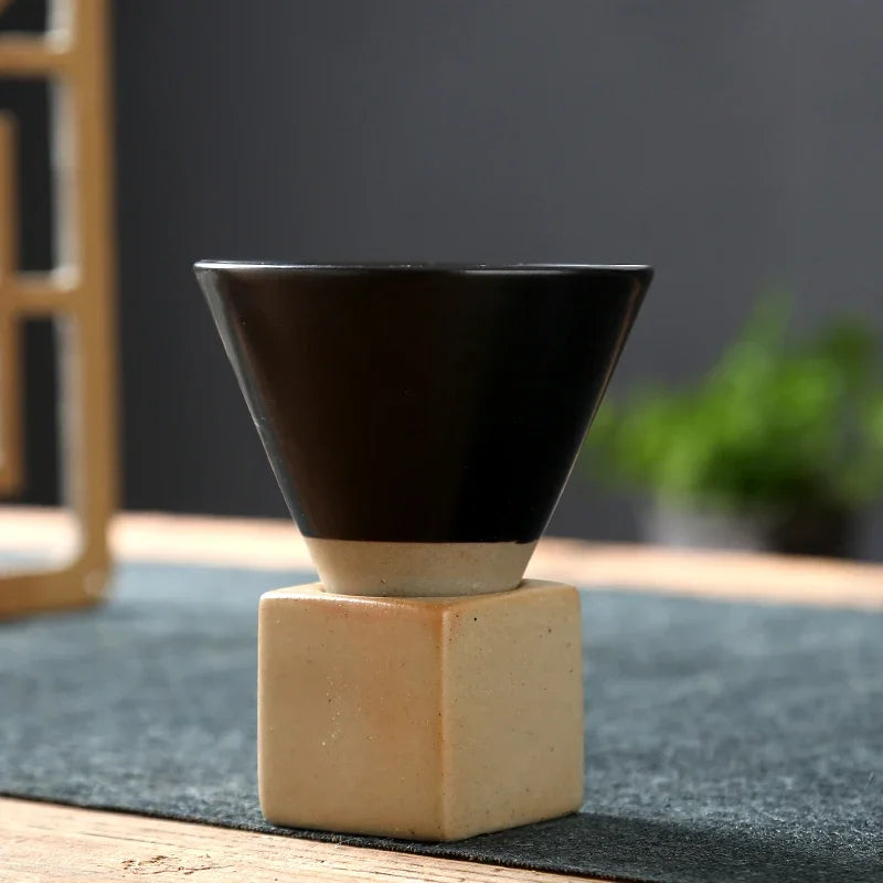 1Pcs Creative Retro Ceramic Coffee Cup