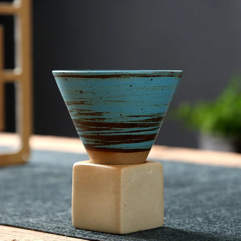 1Pcs Creative Retro Ceramic Coffee Cup