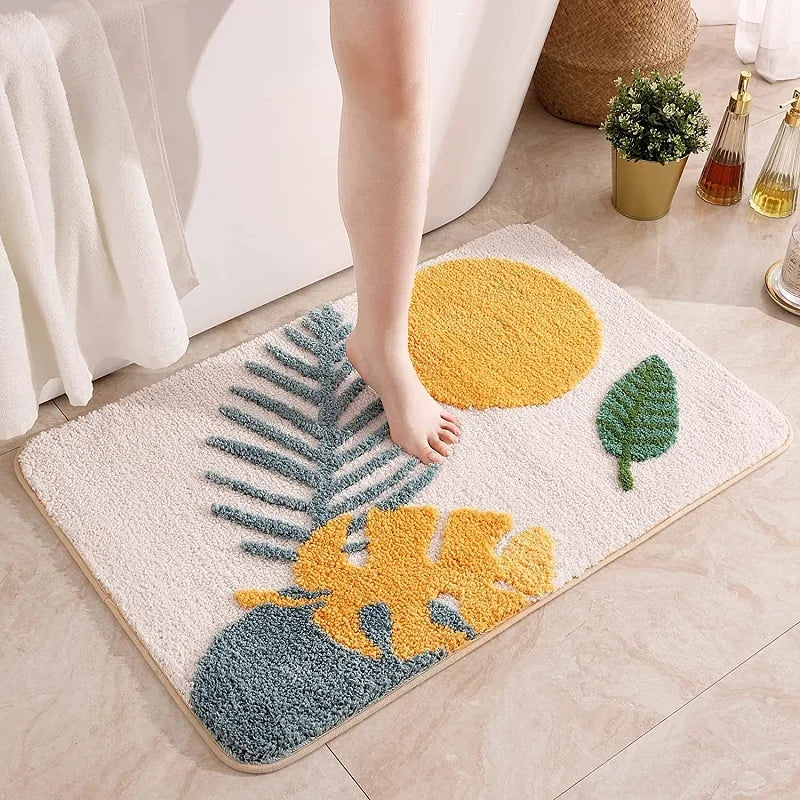 Leaves Bathroom Rugs