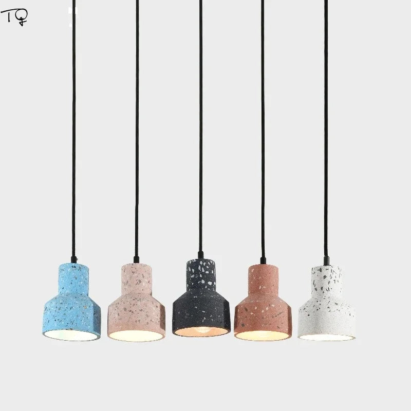 Nordic Industrial Concrete Cement Pendant Lights