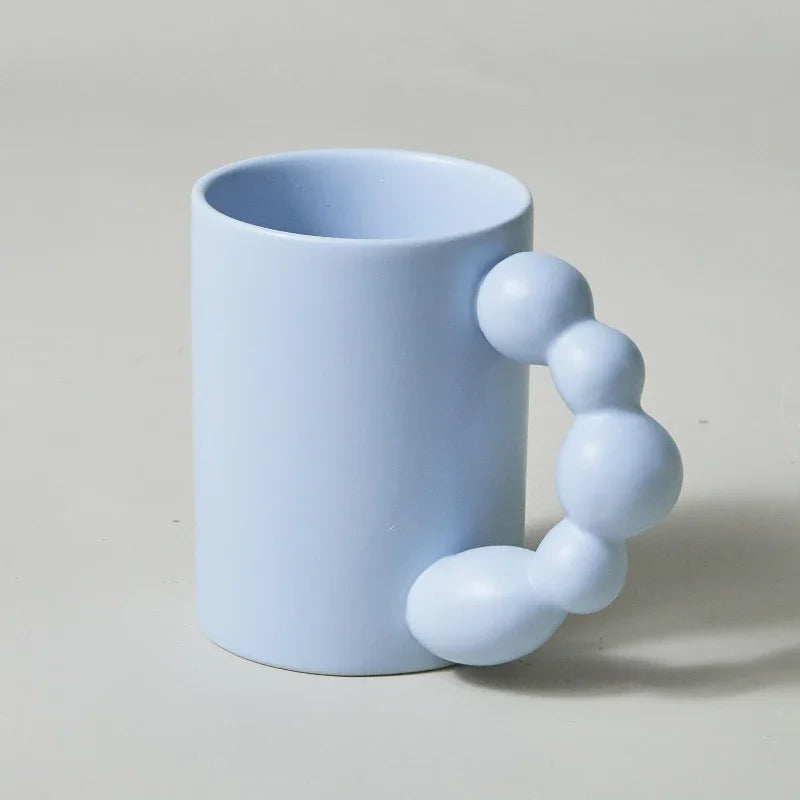 Ceramic Creative Coffee Cup with Tray
