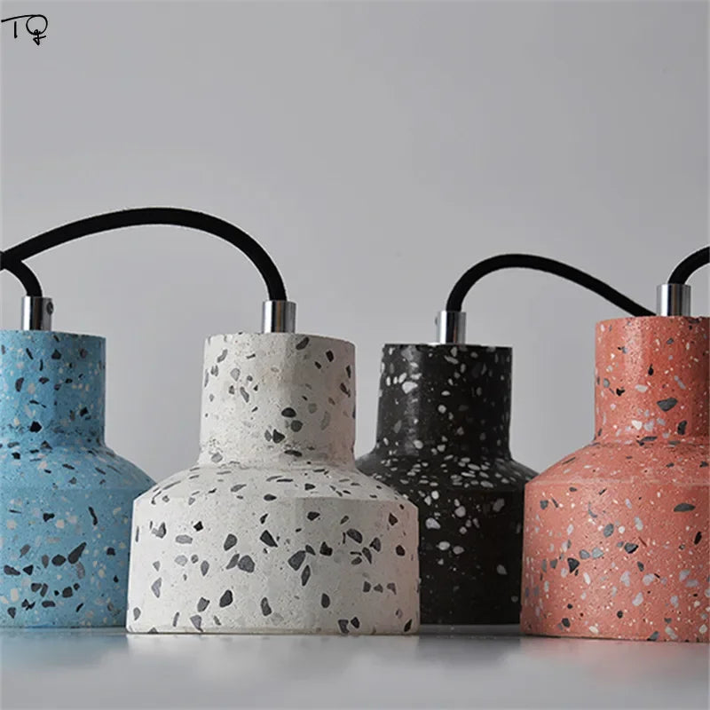 Nordic Industrial Concrete Cement Pendant Lights